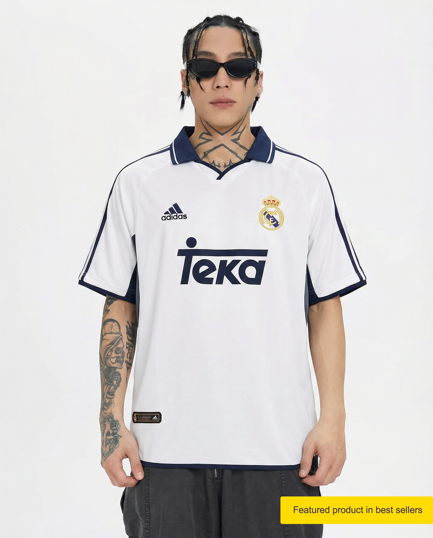 Real Madrid 2000/01 Home Retro Jersey