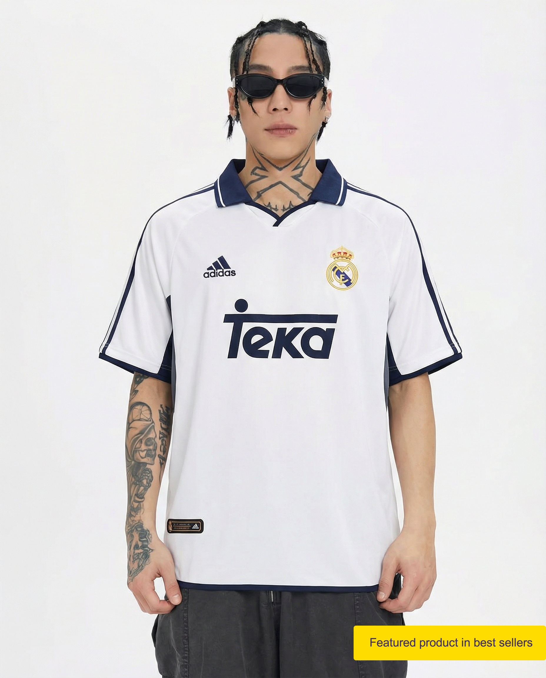 Real Madrid 2000/01 Home Retro Jersey