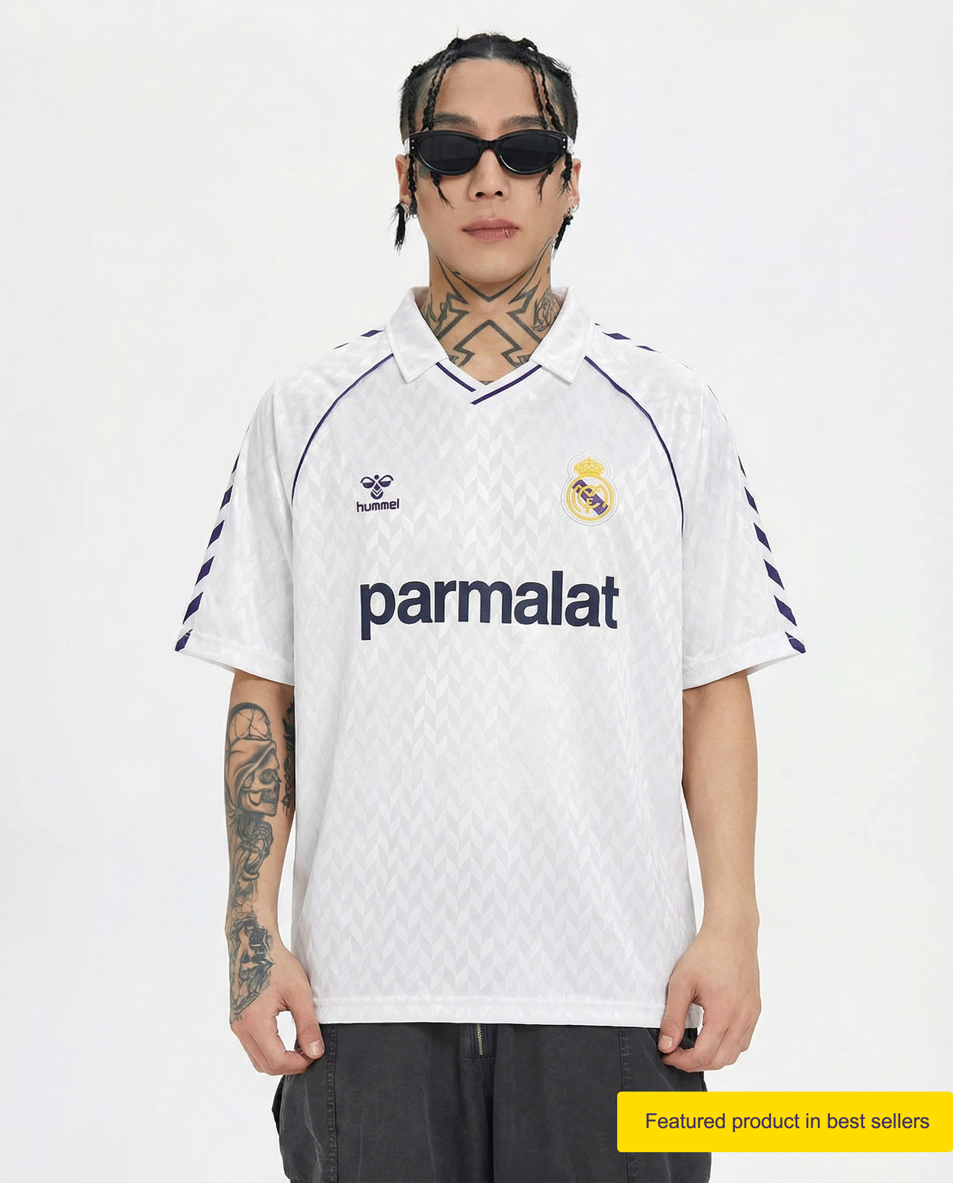 Real Madrid 1988/89 Home Retro Jersey